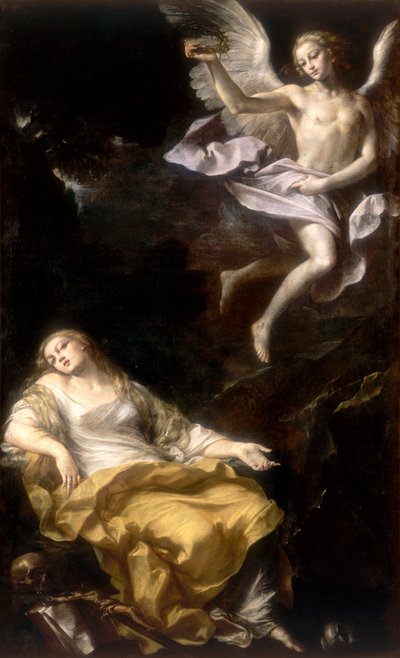 Maria Magdalena, werk van Gian Gioseffo Dal Sole, bewaard in de Galleria Estense in Modena door Giovanni Gioseffo da Sole